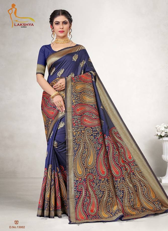 Lakshya Vidya 13 Festive Wear Jacquard Silk Saree Latest Collection
